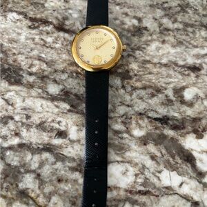 Versus Versace Gold and Black Women's Watch